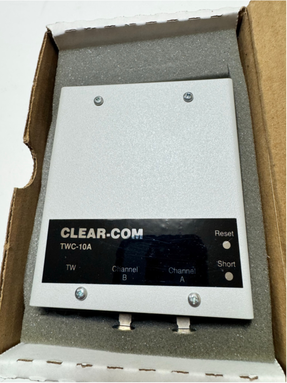 Vintage NOS- Clear-Com TWC-10A 2-Channel/3-Pin Cable Adapter CE Approved